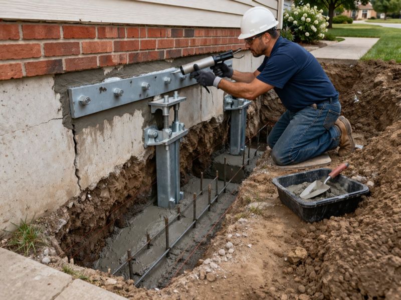 Exterior Foundation Repair in Homestead, FL
